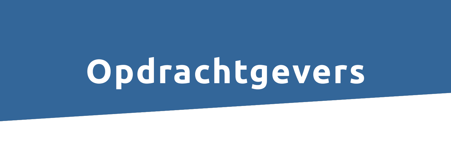 Opdrachtgevers header